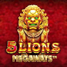 Official Slots logo: 5 Lions Megaways by Pragmatic Play at Rich Palms Casino