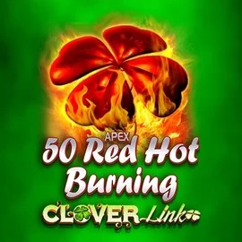 50 Red Hot Burning Clover Links by Novomatic, showcased at nordicfinanceforum.com – game logo