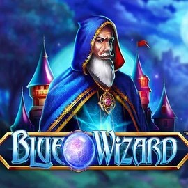 Blue Wizard online game logo by Quickspin on nordicfinanceforum.com