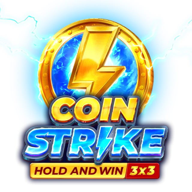 Coin Strike: Hold and Win slot logo by Playson at Rich Palms Casino