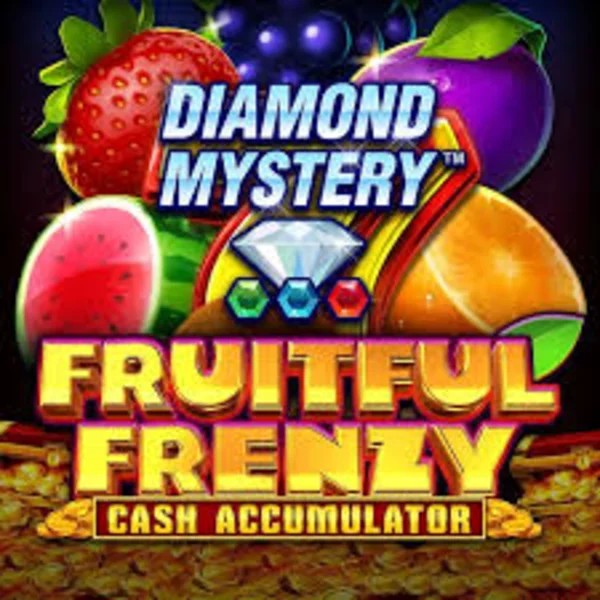 Diamond Mystery Fruitful Frenzy Cash Accumulator logo – Slots by Greentube at Rich Palms Casino