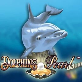 Dolphins Pearl Deluxe logo – Slots by Novomatic at Rich Palms Casino
