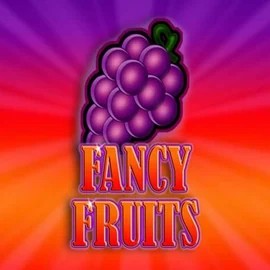 Fancy Fruits slot logo by Gamomat at Rich Palms Casino