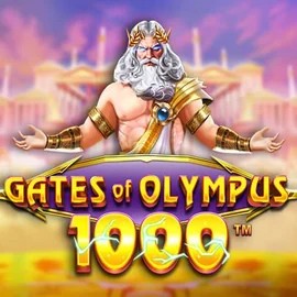 Gates of Olympus 1000 logo by Pragmatic Play Rich Palms Casino