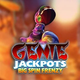 Official Jackpots logo: Genie Jackpots: Big Spin Frenzy by Blueprint Gaming at Rich Palms Casino