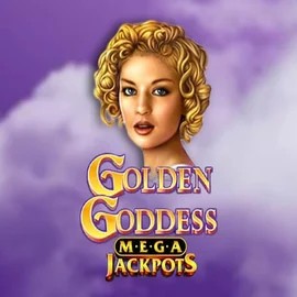 Golden Goddess Megajackpots slot logo by IGT at Rich Palms Casino