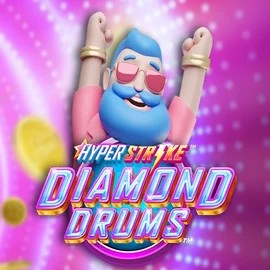 Hyper Strike Diamond Drums slot icon by Gameburger Studios, available at Rich Palms Casino