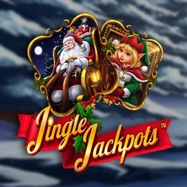 Jingle Jackpots logo by Dragon Gaming at Rich Palms Casino