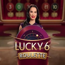 Lucky 6 Roulette slot icon by Pragmatic Play, available at Rich Palms Casino