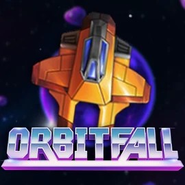 Slots logo of Orbitfall from ELK Studios at Rich Palms Casino