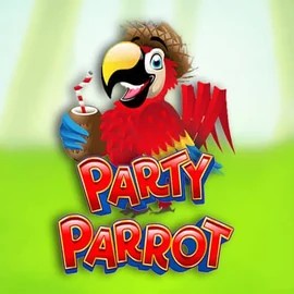 Party Parrot slot logo by Rival at Rich Palms Casino