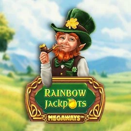 Rainbow Jackpots Megaways online game logo by Red Tiger Gaming on nordicfinanceforum.com