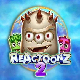 Slots logo of Reactoonz 2 from Play'n GO at Rich Palms Casino