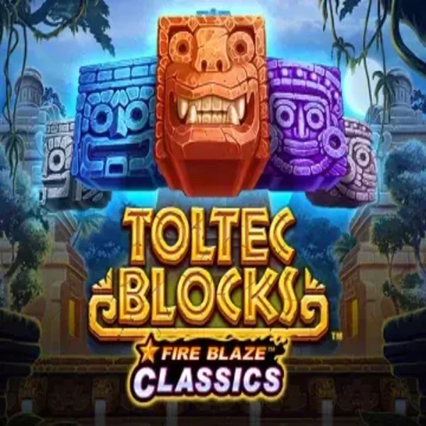 Slots logo of Fire Blaze: Toltec Blocks from Rarestone Gaming at Rich Palms Casino