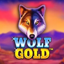 Wolf Gold logo by Pragmatic Play at Rich Palms Casino